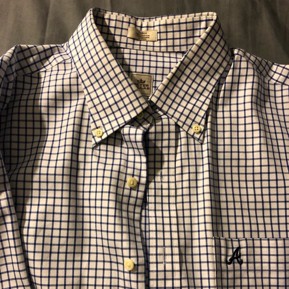 Peter Millar MLB Atlanta Braves Button Up